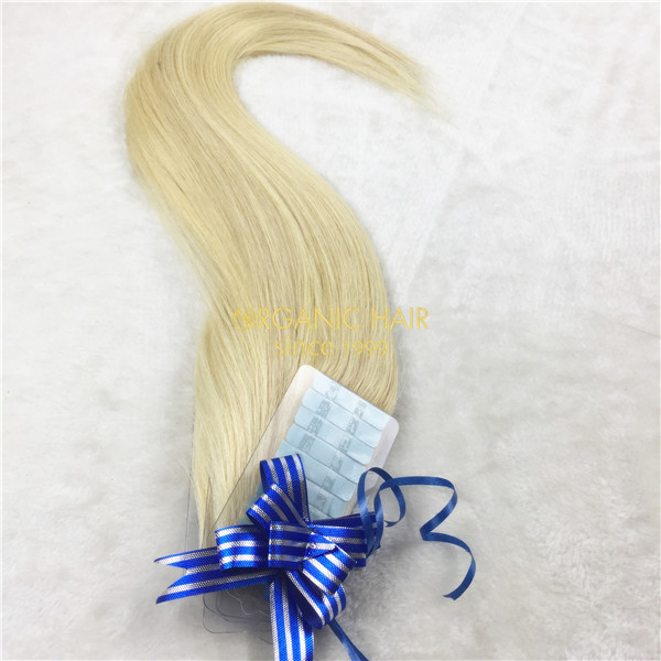 Invisilbe tape hair extensions wholesale